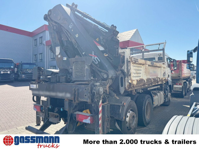 MAN TGS 26.360 6x2-4 BL, 2-Seiten-Kipper, Heckkran - Truk jungkit, Truk derek: gambar 3 MAN TGS 26.360 6x2-4 BL, 2-Seiten-Kipper, Heckkran - Truk jungkit, Truk derek: gambar 3