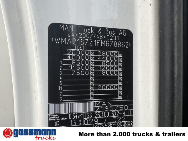 Truk flatbed, Truk derek MAN TGS 26.400 6x2-4 LL, Navi, Lenk-/Liftachse,: gambar 6 Truk flatbed, Truk derek MAN TGS 26.400 6x2-4 LL, Navi, Lenk-/Liftachse,: gambar 6