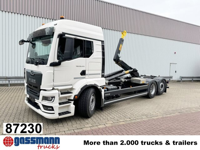 MAN TGS 26.470 6x2-4 LL CH, Retarder, Navi, - Hook lift: gambar 1 MAN TGS 26.470 6x2-4 LL CH, Retarder, Navi, - Hook lift: gambar 1