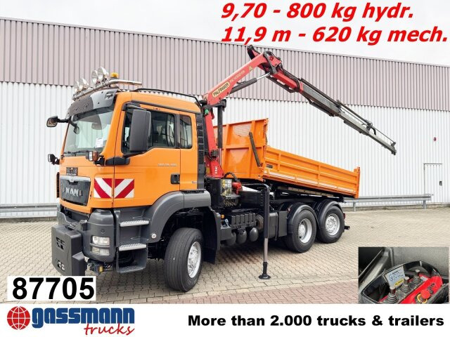 MAN TGS 28.400 6X4-4 BL, Lenk-/Lift, - Truk jungkit, Truk derek: gambar 1 MAN TGS 28.400 6X4-4 BL, Lenk-/Lift, - Truk jungkit, Truk derek: gambar 1