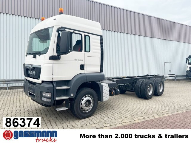 MAN TGS 33.360 6x4 BB, Häckslerkabine, NMV - Truk sasis: gambar 1 MAN TGS 33.360 6x4 BB, Häckslerkabine, NMV - Truk sasis: gambar 1