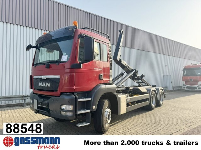 MAN TGS 33.400 6x4 BL, Navi - Hook lift: gambar 1 MAN TGS 33.400 6x4 BL, Navi - Hook lift: gambar 1