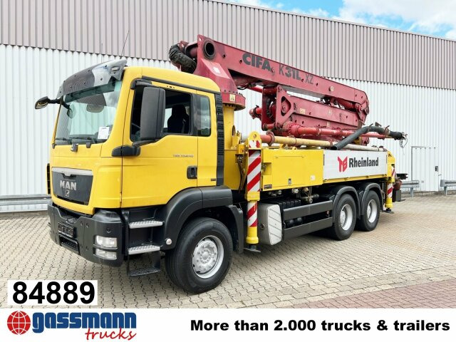 MAN TGS 33.440 6X4 BB, Betonpumpe CIFA K31L XZ, 31m - Truk pompa beton: gambar 1 MAN TGS 33.440 6X4 BB, Betonpumpe CIFA K31L XZ, 31m - Truk pompa beton: gambar 1