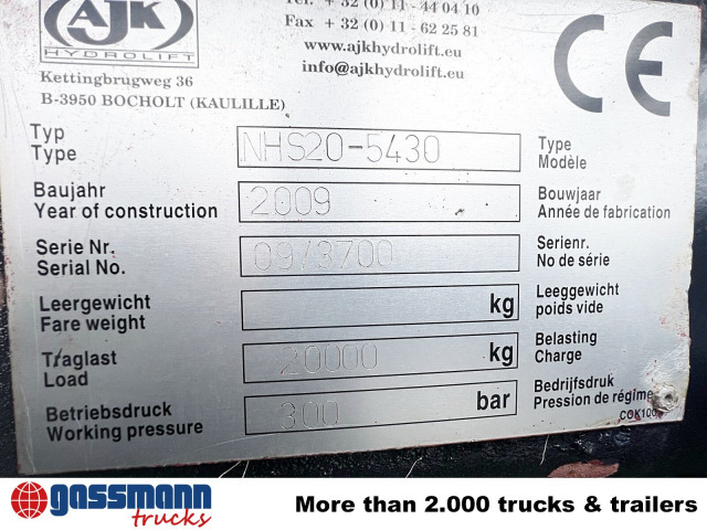 MAN TGS 33.440 6X4 BL mit Kran Effer 165-3S, Funk - Hook lift, Truk derek: gambar 2 MAN TGS 33.440 6X4 BL mit Kran Effer 165-3S, Funk - Hook lift, Truk derek: gambar 2