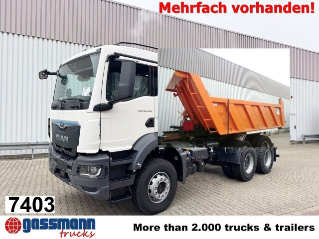 MAN TGS 33.440 BB 6x4, Stahlmulde 12-16m³ - Tempat sampah: gambar 1 MAN TGS 33.440 BB 6x4, Stahlmulde 12-16m³ - Tempat sampah: gambar 1