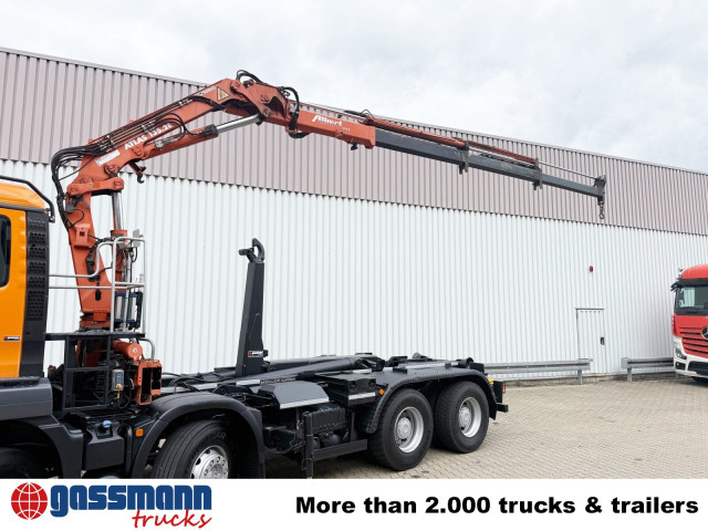 MAN TGS 35.440 8x4 BL, Meiller 19.62, Atlas Kran - Hook lift, Truk derek: gambar 2 MAN TGS 35.440 8x4 BL, Meiller 19.62, Atlas Kran - Hook lift, Truk derek: gambar 2