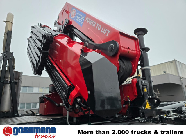 MAN TGS 35.480 8X4 BL, Intarder, Kran HMF 3220-K6, - Hook lift, Truk derek: gambar 5 MAN TGS 35.480 8X4 BL, Intarder, Kran HMF 3220-K6, - Hook lift, Truk derek: gambar 5