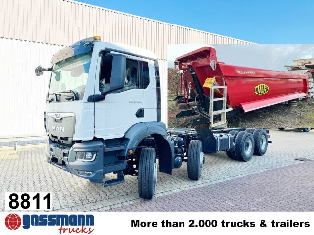 MAN TGS 35.480 8x6H BL CH, HydroDrive, Navi, Meiller - Tempat sampah: gambar 1 MAN TGS 35.480 8x6H BL CH, HydroDrive, Navi, Meiller - Tempat sampah: gambar 1