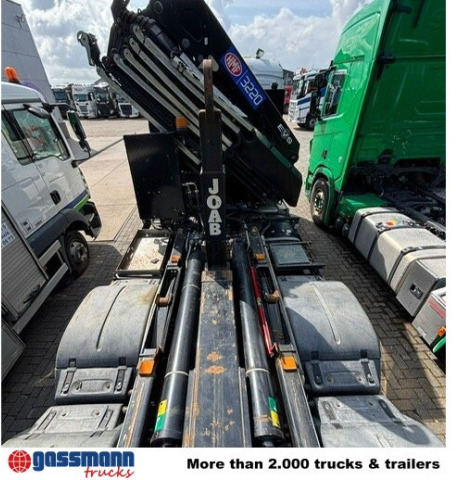 MAN TGS 35.500 8x4-4 BL, Lenk-/Liftachse, Kran HMF - Hook lift, Truk derek: gambar 2 MAN TGS 35.500 8x4-4 BL, Lenk-/Liftachse, Kran HMF - Hook lift, Truk derek: gambar 2