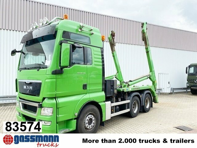 MAN TGX 26.540 6x4 BB, Intarder, XXL-Fahrerhaus - Truk skip loader: gambar 1 MAN TGX 26.540 6x4 BB, Intarder, XXL-Fahrerhaus - Truk skip loader: gambar 1