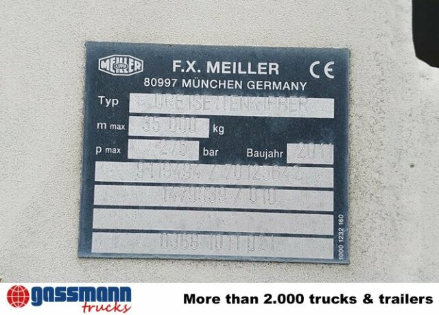 Meiller MEILLER 3-S-Kippaufbau 4-Achs Länge:5.700 ca. - Tukar tubuh jungkit: gambar 3 Meiller MEILLER 3-S-Kippaufbau 4-Achs Länge:5.700 ca. - Tukar tubuh jungkit: gambar 3
