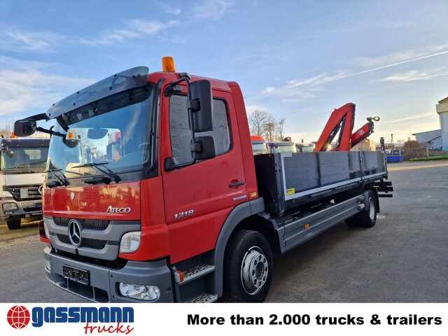 Truk flatbed, Truk derek Mercedes-Benz 1218 L 4x2, Fassi Kran F 95A21 5.9m-1.545 kg,: gambar 12