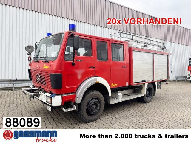 Mercedes-Benz 1222 AF 4x4 Doka, LF 16 TS - Truk pemadam kebakaran: gambar 1 Mercedes-Benz 1222 AF 4x4 Doka, LF 16 TS - Truk pemadam kebakaran: gambar 1