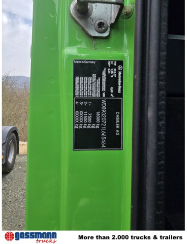 Mercedes-Benz Actros 2032 LA 4x4/ Rdstand 3.600 mm - Truk sasis: gambar 2 Mercedes-Benz Actros 2032 LA 4x4/ Rdstand 3.600 mm - Truk sasis: gambar 2