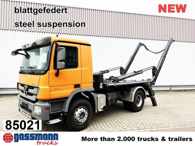 Mercedes-Benz Actros 2141 K 4x2, Tele-Absetzer - Truk skip loader: gambar 1 Mercedes-Benz Actros 2141 K 4x2, Tele-Absetzer - Truk skip loader: gambar 1