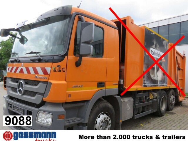 Mercedes-Benz Actros 2532/41 L 6x2, EEV, Lenkachse - Truk sasis: gambar 1 Mercedes-Benz Actros 2532/41 L 6x2, EEV, Lenkachse - Truk sasis: gambar 1