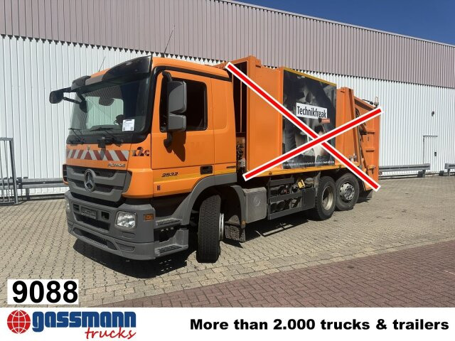 Mercedes-Benz Actros 2532/41 L 6x2, EEV, Lenkachse - Truk sasis: gambar 1 Mercedes-Benz Actros 2532/41 L 6x2, EEV, Lenkachse - Truk sasis: gambar 1