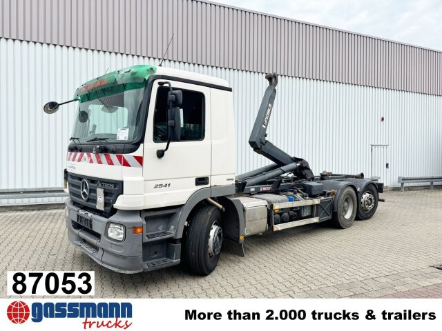 Mercedes-Benz Actros 2541 L 6x2, Retader, Lenkachse - Hook lift: gambar 1 Mercedes-Benz Actros 2541 L 6x2, Retader, Lenkachse - Hook lift: gambar 1