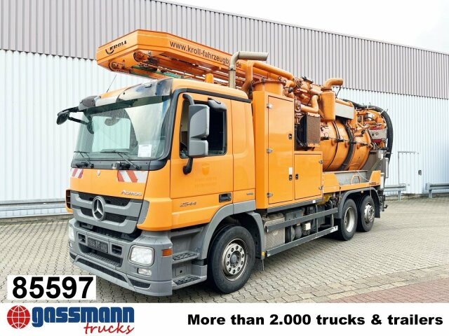 Mercedes-Benz Actros 2544 L 6x2, Lenkachse, Kroll - Penyapu jalan: gambar 1 Mercedes-Benz Actros 2544 L 6x2, Lenkachse, Kroll - Penyapu jalan: gambar 1