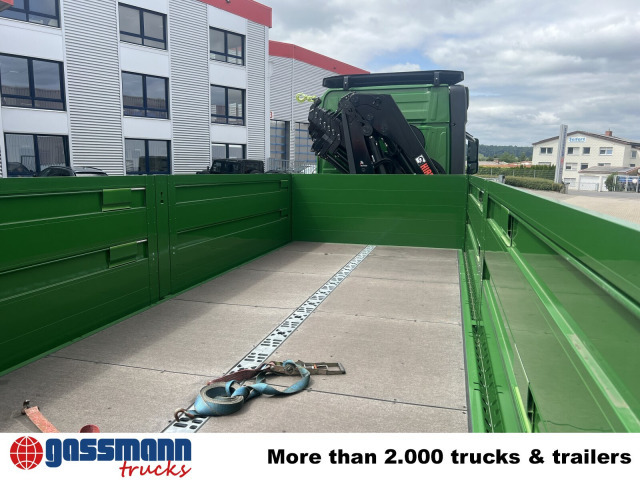 Mercedes-Benz Actros 2548 L 6x2 mit Kran Hiab X-HiDuo 228 - Truk flatbed, Truk derek: gambar 3 Mercedes-Benz Actros 2548 L 6x2 mit Kran Hiab X-HiDuo 228 - Truk flatbed, Truk derek: gambar 3