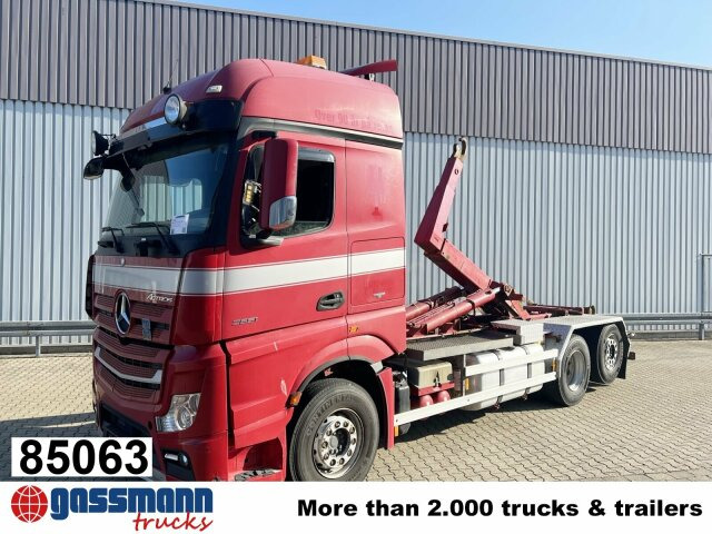 Mercedes-Benz Actros 2551 L 6x2/46, Retarder, Liftachse, - Hook lift: gambar 1 Mercedes-Benz Actros 2551 L 6x2/46, Retarder, Liftachse, - Hook lift: gambar 1