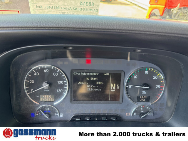 Mercedes-Benz Actros 2641/48 L 6x4, Haller M21X2C, Zöller - Truk sampah: gambar 3 Mercedes-Benz Actros 2641/48 L 6x4, Haller M21X2C, Zöller - Truk sampah: gambar 3