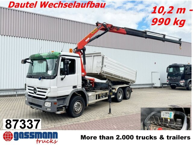 Mercedes-Benz Actros 2644/48 LK 6x4, Dautel Wechselsystem, - Truk jungkit, Truk derek: gambar 1 Mercedes-Benz Actros 2644/48 LK 6x4, Dautel Wechselsystem, - Truk jungkit, Truk derek: gambar 1