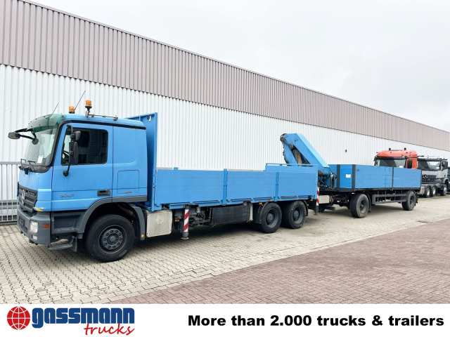 Mercedes-Benz Actros 2741 L 6x4, Twist-Lock ausz. auf 3m, - Truk flatbed, Truk derek: gambar 5 Mercedes-Benz Actros 2741 L 6x4, Twist-Lock ausz. auf 3m, - Truk flatbed, Truk derek: gambar 5