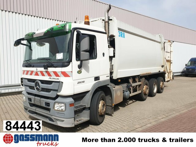Mercedes-Benz Actros 3236 L 8x2/6, 2x Lenkachse, Schörling - Truk sampah: gambar 1 Mercedes-Benz Actros 3236 L 8x2/6, 2x Lenkachse, Schörling - Truk sampah: gambar 1