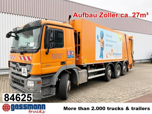 Mercedes-Benz Actros 3241 L 8x2/6, 2x Lenkachse, Zöller - Truk sampah: gambar 1 Mercedes-Benz Actros 3241 L 8x2/6, 2x Lenkachse, Zöller - Truk sampah: gambar 1