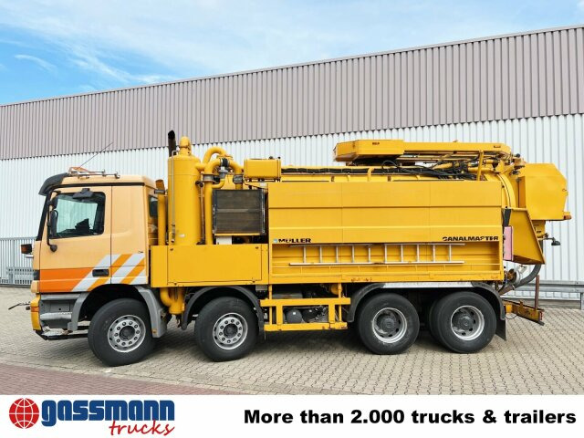 Mercedes-Benz Actros 3243 K 8x4/4, Müller Saug- und - Penyapu jalan: gambar 3 Mercedes-Benz Actros 3243 K 8x4/4, Müller Saug- und - Penyapu jalan: gambar 3