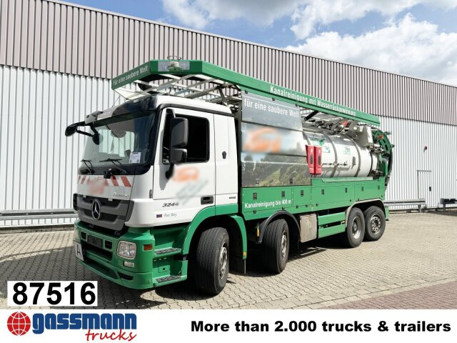 Mercedes-Benz Actros 3244 L 8x2/6, Assmann Saug- und - Penyapu jalan: gambar 1 Mercedes-Benz Actros 3244 L 8x2/6, Assmann Saug- und - Penyapu jalan: gambar 1