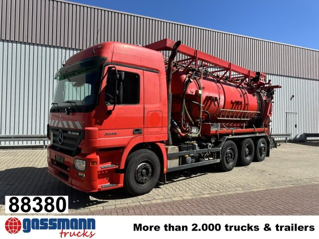 Mercedes-Benz Actros 3246 L 8x2, Hellmers Saug- und Spülwagen - Penyapu jalan: gambar 1 Mercedes-Benz Actros 3246 L 8x2, Hellmers Saug- und Spülwagen - Penyapu jalan: gambar 1