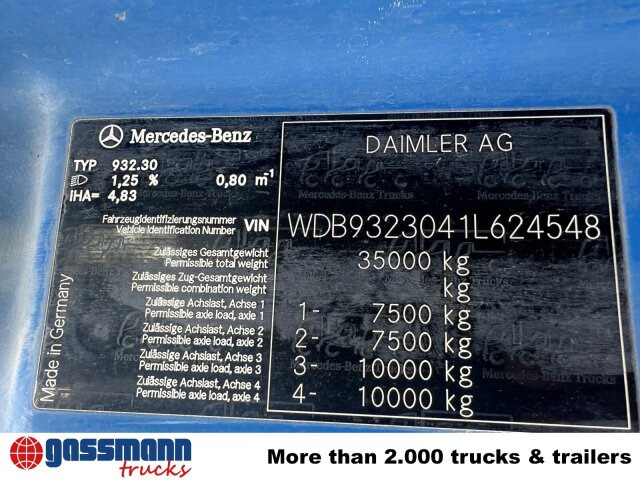 Mercedes-Benz Actros MP 3, 3241/8x4, Alukipper Bordmatik, - Truk jungkit: gambar 5 Mercedes-Benz Actros MP 3, 3241/8x4, Alukipper Bordmatik, - Truk jungkit: gambar 5