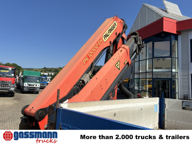 Mercedes-Benz Antos 1836 L 4x2, Glastransporter, Heckkran - Truk flatbed, Truk derek: gambar 2 Mercedes-Benz Antos 1836 L 4x2, Glastransporter, Heckkran - Truk flatbed, Truk derek: gambar 2