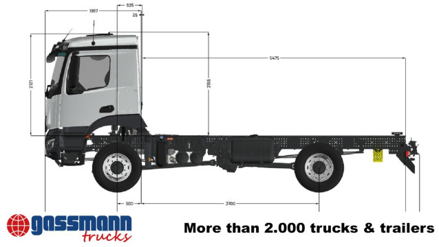 Mercedes-Benz Arocs 1827/30 A 4x4, mehrfach vorhanden! - Truk sasis: gambar 5 Mercedes-Benz Arocs 1827/30 A 4x4, mehrfach vorhanden! - Truk sasis: gambar 5