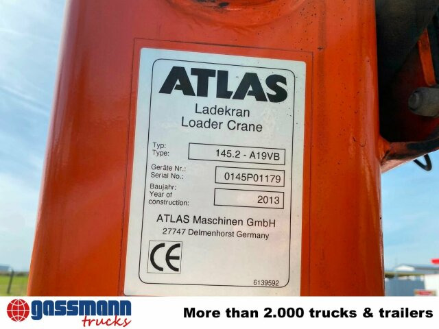 Mercedes-Benz Arocs 2545 L/6x2/4, Atlas Kran, 145.2-A19 VB, - Truk flatbed, Truk derek: gambar 2 Mercedes-Benz Arocs 2545 L/6x2/4, Atlas Kran, 145.2-A19 VB, - Truk flatbed, Truk derek: gambar 2