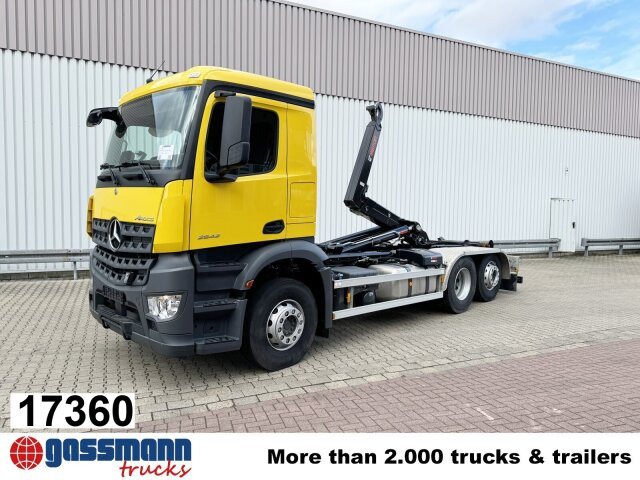 Mercedes-Benz Arocs 2642 L 6x2/42, Liftachse, Hiab 21S56 bis - Hook lift: gambar 1 Mercedes-Benz Arocs 2642 L 6x2/42, Liftachse, Hiab 21S56 bis - Hook lift: gambar 1