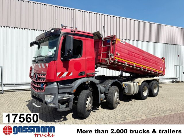 Mercedes-Benz Arocs 3243 K 8x4/4, Alu-Bordwände - Truk jungkit: gambar 1 Mercedes-Benz Arocs 3243 K 8x4/4, Alu-Bordwände - Truk jungkit: gambar 1
