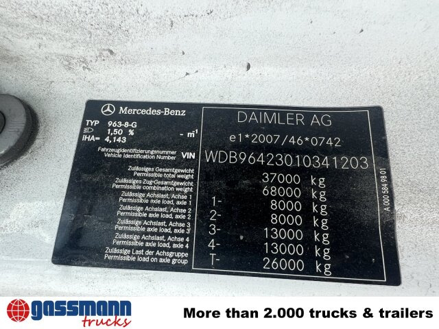 Mercedes-Benz Arocs 3253 K 8x4/4, Retarder, Stahlmulde ca. - Tempat sampah: gambar 2 Mercedes-Benz Arocs 3253 K 8x4/4, Retarder, Stahlmulde ca. - Tempat sampah: gambar 2