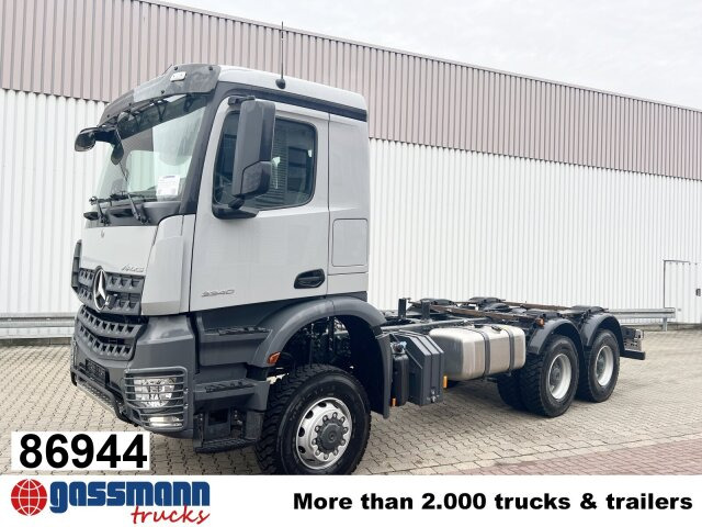 Mercedes-Benz Arocs 3340/46 A 6x6, Grounder - Truk sasis: gambar 1 Mercedes-Benz Arocs 3340/46 A 6x6, Grounder - Truk sasis: gambar 1
