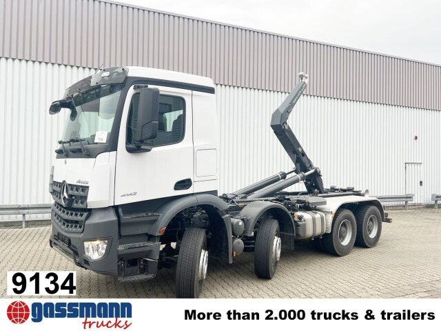 Mercedes-Benz Arocs 4142/48 8x4/4, Grounder, Meiller RS26 - Hook lift: gambar 1 Mercedes-Benz Arocs 4142/48 8x4/4, Grounder, Meiller RS26 - Hook lift: gambar 1