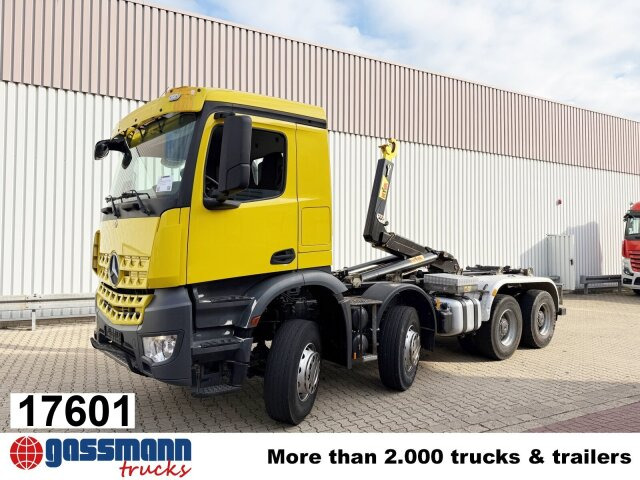 Mercedes-Benz Arocs 4142 B 8x4/4, Grounder, MultimediaCockpit, - Hook lift: gambar 1 Mercedes-Benz Arocs 4142 B 8x4/4, Grounder, MultimediaCockpit, - Hook lift: gambar 1