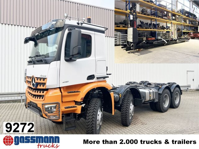 Mercedes-Benz Arocs 4151 AK 8x8/4, Grounder - Hook lift: gambar 1 Mercedes-Benz Arocs 4151 AK 8x8/4, Grounder - Hook lift: gambar 1