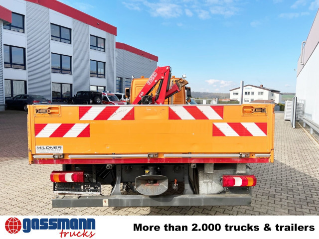 Truk flatbed, Truk derek Mercedes-Benz Atego 1023 L 4x2 mit Kran Fassi F85B.0.21: gambar 12