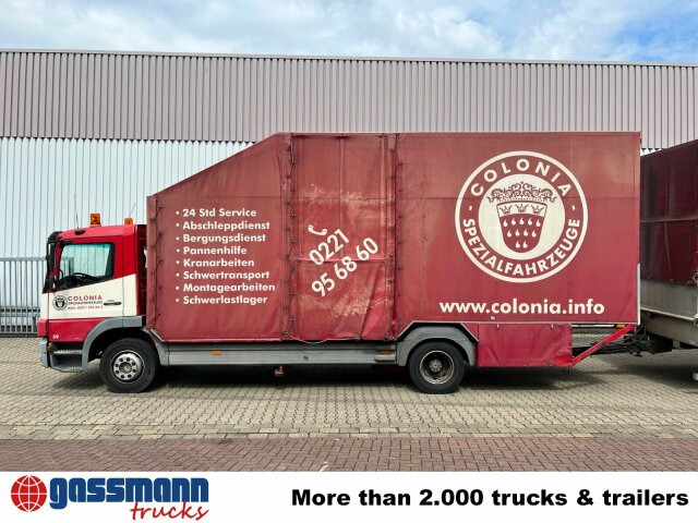 Mercedes-Benz Atego 1223 L 4x2, Kompl. Zug, Lift- & - Truk dengan terpal samping: gambar 2 Mercedes-Benz Atego 1223 L 4x2, Kompl. Zug, Lift- & - Truk dengan terpal samping: gambar 2
