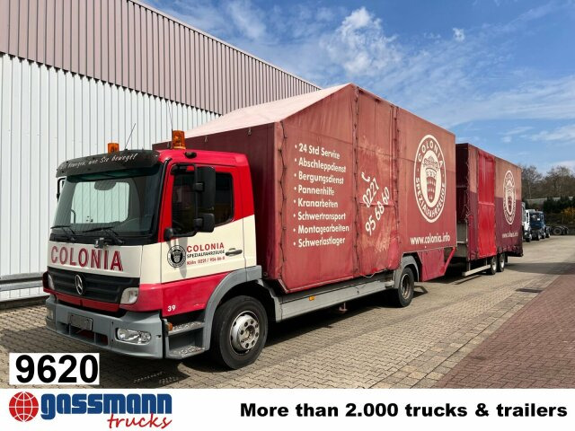 Mercedes-Benz Atego 1223 L 4x2, Kompl. Zug, Lift- & - Truk dengan terpal samping: gambar 1 Mercedes-Benz Atego 1223 L 4x2, Kompl. Zug, Lift- & - Truk dengan terpal samping: gambar 1