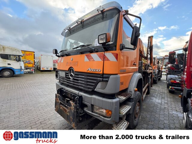 Mercedes-Benz Atego 1828 4x4, Tele-Absetzer, - Truk skip loader: gambar 5 Mercedes-Benz Atego 1828 4x4, Tele-Absetzer, - Truk skip loader: gambar 5