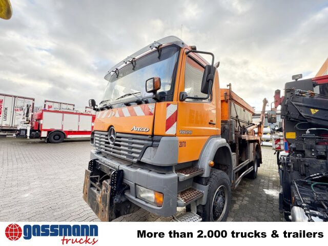 Mercedes-Benz Atego 1828 4x4, Tele-Absetzer, - Truk skip loader: gambar 3 Mercedes-Benz Atego 1828 4x4, Tele-Absetzer, - Truk skip loader: gambar 3