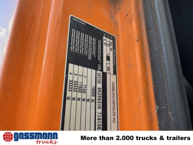 Mercedes-Benz Atego 1828 4x4, Tele-Absetzer, - Truk skip loader: gambar 3 Mercedes-Benz Atego 1828 4x4, Tele-Absetzer, - Truk skip loader: gambar 3